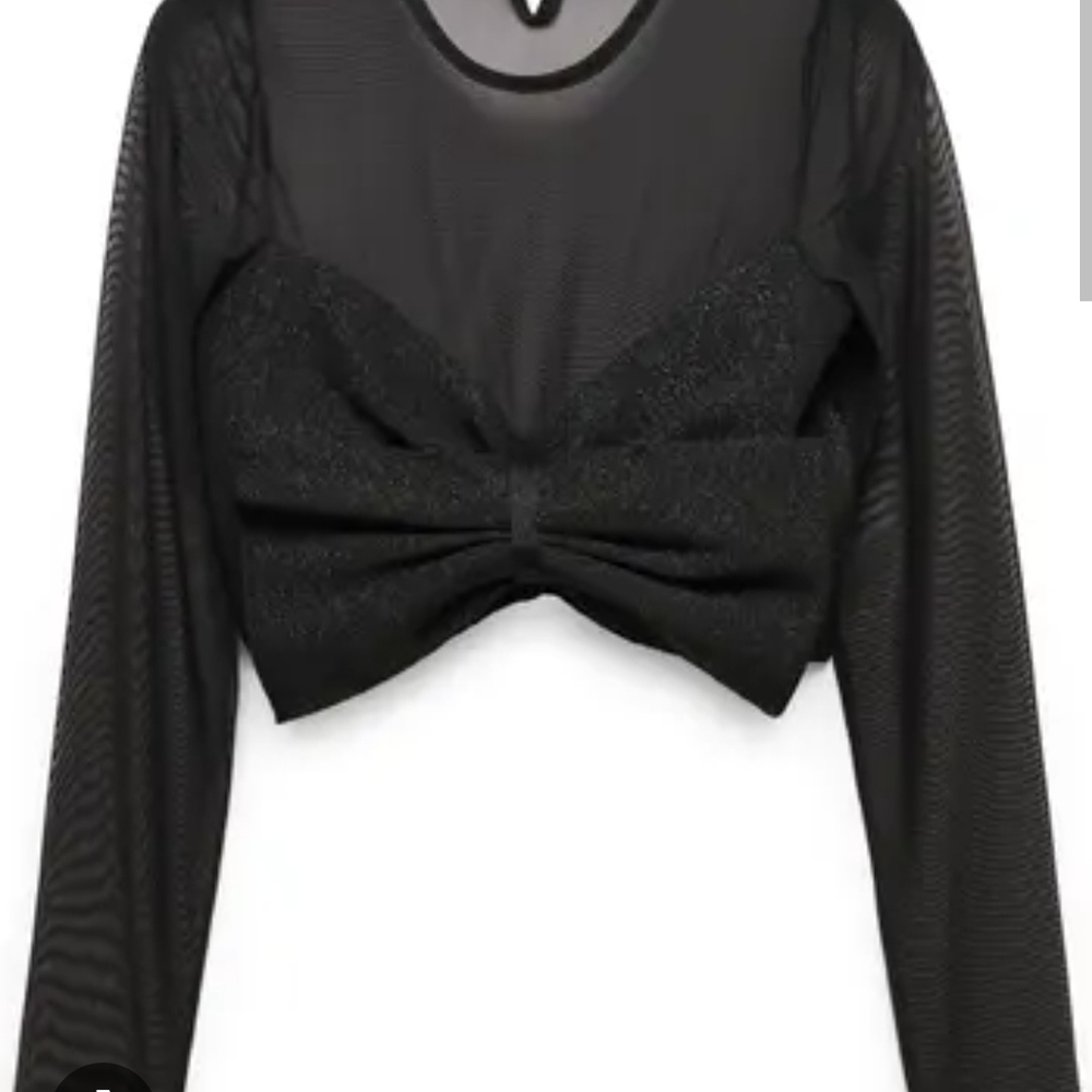 Mango Mesh Bow Top